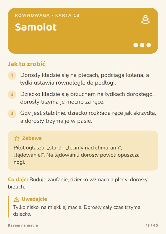 Tył karty Samolot